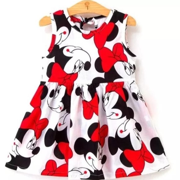boutique Other - Minnie Mouse Girl Dress Disney Outfit Dress First Birthday Smash Cake Mickey